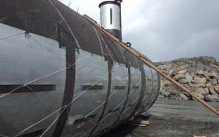 монтаж системы пленочного обогрева для стальных резервуаров в Магаданской области - фото - 5